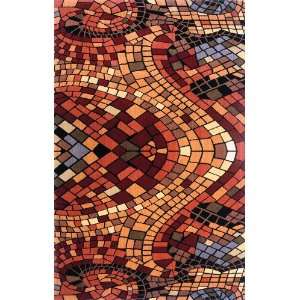  Momeni Odyssey Multi Abstract Squares Contemporary 2 x 3 