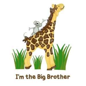  Big Brother Giraffe T shirt Size 6 8 