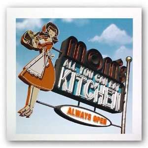  Moms All You Can Eat Kitchen by Anthony Ross 12x12 Art 