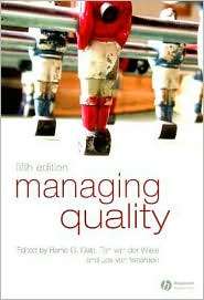 Managing Quality, (1405142790), Barrie G. Dale, Textbooks   Barnes 
