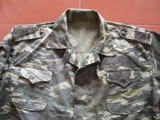 Unknown Military Tiger Stripe Camouflage Shirt #22  