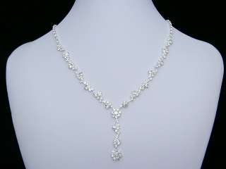 Bridal Wedding tiara Crystal Necklace Earring Set 1169  
