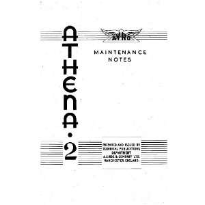  Avro Athena Aircraft Maintenance Notes Manual Sicuro 