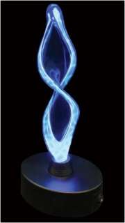   Blue Glass Blue Phosphor Infin Electra Plasma Lamp 681144100162  