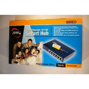  Wired Fast Ethernet 10/100 5 Port Hub
