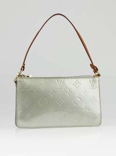 Louis Vuitton Silver Monogram Vernis Lexington Pochette Bag  