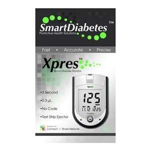  Smart Diabetes Xpres Blood Glucose Monitor Kit Health 