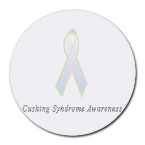    Cushing Syndrome Awareness Ribbon Round Mouse Pad