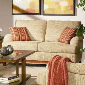  LOVESEAT/BEIGE FINISH 62 1/2x37 1/2x39 1/2??H