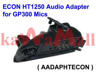 Adapter for Motorola radio GP 328 GP 338 GP 340 HT 1250  