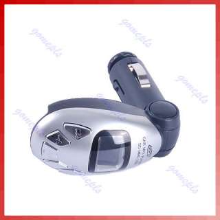   Player Modulator Wireless FM Transmitter USB SD MMC Slot Silver  