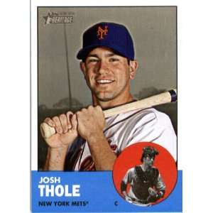  2012 Topps Heritage 27 Josh Thole   New York Mets (ENCASED 