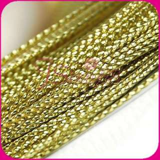 100 yrds Golden metallic jewelry cord String for Crafts  