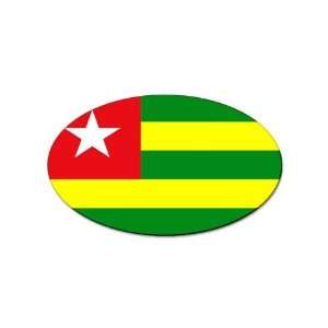  Togo Flag Oval Magnet
