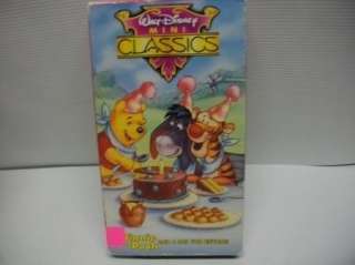 Walt Disney Mini Classics Winnie pooh birthday party VHS kids cartoon 