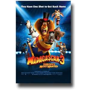 Madagascar 3 Europes Most Wanted Poster   Movie Promo 