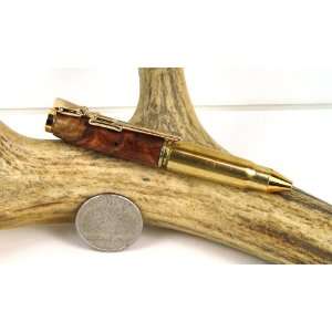  Narra 7.62x39 Rifle Cartridge Pen With a Gold Finish 
