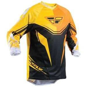  Fly Racing Kinetic Jersey   2008   Large/Yellow/Black 