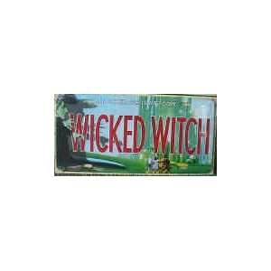  Wicked Witch License Plate 