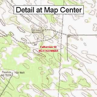  USGS Topographic Quadrangle Map   Falfurrias SE, Texas 