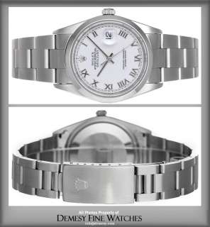 Rolex Datejust Mens Stainless Steel Watch 16200  