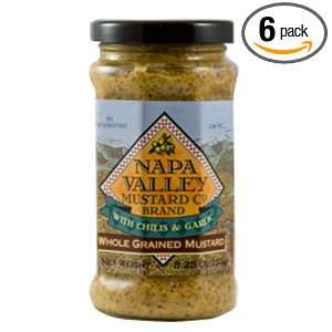 Napa Valley Mustard Whole Grained, 8.25 Ounce (Pack of 6)