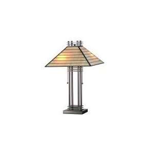    Watersedge Mahogany Table Lamp 22 H Meyda 78340