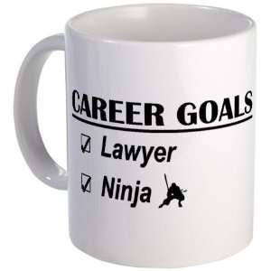  Lawyer Career Goals Funny Mug by  Kitchen 