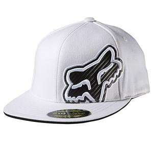  Fox Racing Carbonation White Fitted Hat 