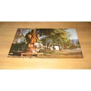  Vintage Paul Bunyan Statue Highway 198 Postcard Calif 