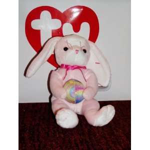  TY Beanie Baby   EGGERTON the Pink Bunny Toys & Games