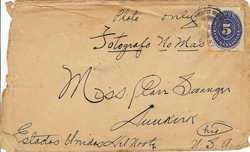 Mexico,Cover,Numeral,#178,5c,Piedras Negras Ohio,1892  