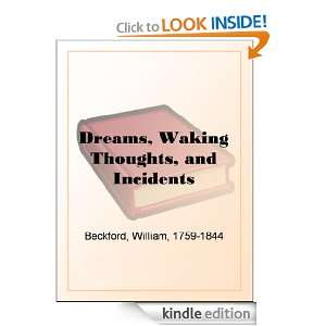   Thoughts, and Incidents William Beckford  Kindle Store