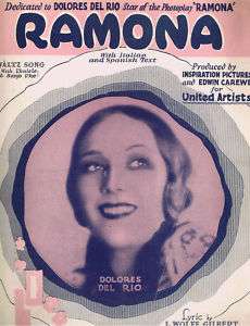 1927   Ramona   Dolores Del Rio  
