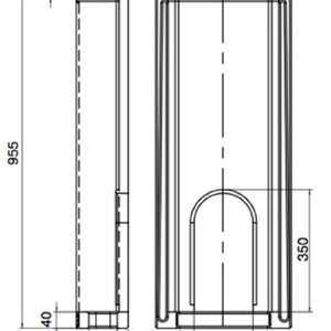  Scarabeo 8107 Planet Wall Cistern