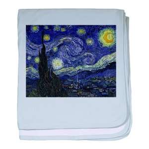    Baby Blanket Sky Blue Van Gogh Starry Night HD 
