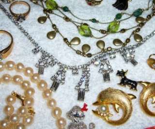   & Estate Jewelry Lot Signed 14k Gold Sterling AK SC 1928 MUCH MORE