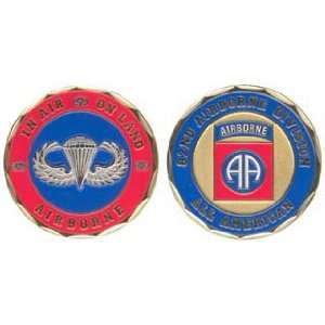  U.S. Army 82nd Airborne Division Challenge Coin 