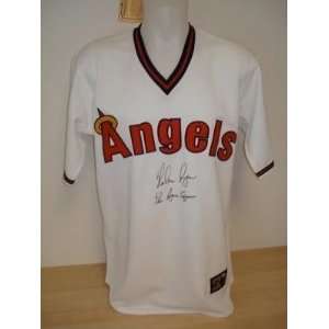 Autographed Nolan Ryan Jersey   Angels Express Holo 