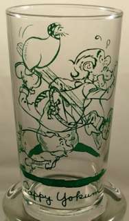 AL CAPP PAPPY YOKUM CHARACTER GLASS 1949  