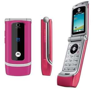 Motorola W375 Unlocked Phone with Camera and FM Radio  International Version with No Warranty (Pink)
