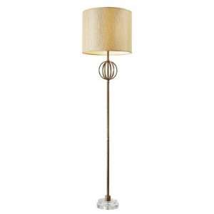 Trans Globe RTL 8694 One Light Floor Lamp, Antique Gold Finish with 