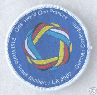 2007 World Scout Jamboree GERMANY SCOUTS Contingent Patch  