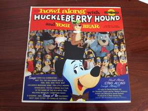 HUCKLEBERRY HOUND Yogi Bear Howl along Golden record Hanna Barbera 