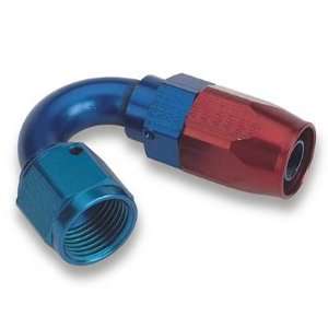   Blue And Red Anodized Aluminum 150 Degree  8AN Female to  8AN Hose End