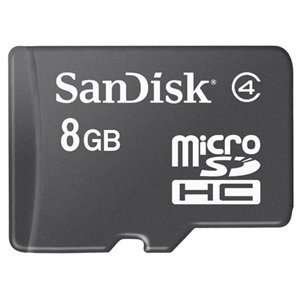   SanDisk 8GB microSD High Capacity (microSDHC)   8 GB
