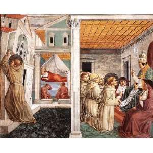   from the Life of St Francis 5, By Gozzoli Benozzo