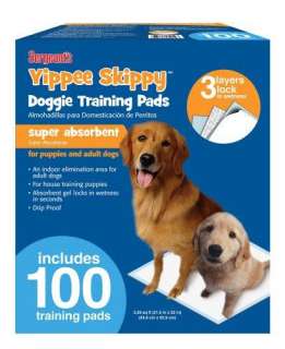 SERGEANTS YIPPEE SKIPPY DOGGIE TRAINING PADS 100 COUNT  