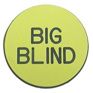  NEW Big Blind Button for Poker Game   10 BGBLND Office 
