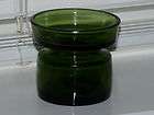 dansk designs ltd designer olive green glass scandinavian vase 1hq
